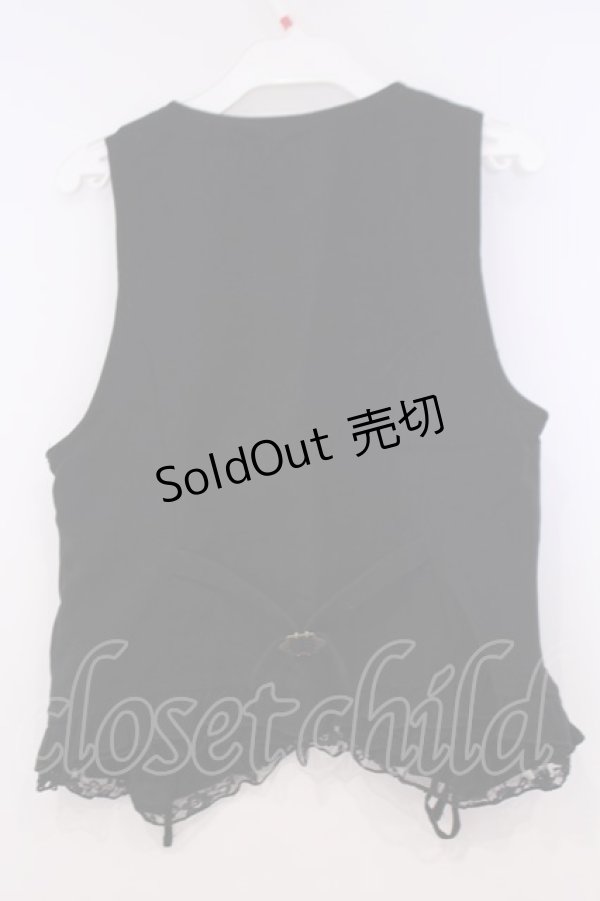 画像3: axes femme / サイドレースUPベスト  クロ O-26-02-04-1100-AX-TO-IG-OS (3)