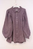 画像1: axes femme / ボリューム袖コーデュロイブラウス  ラベンダー O-26-02-04-1103-AX-BL-IG-OS (1)