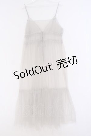 画像: axes femme / 前後2wayチュールキャミ  ベージュ O-26-02-04-1108-AX-OP-IG-OS