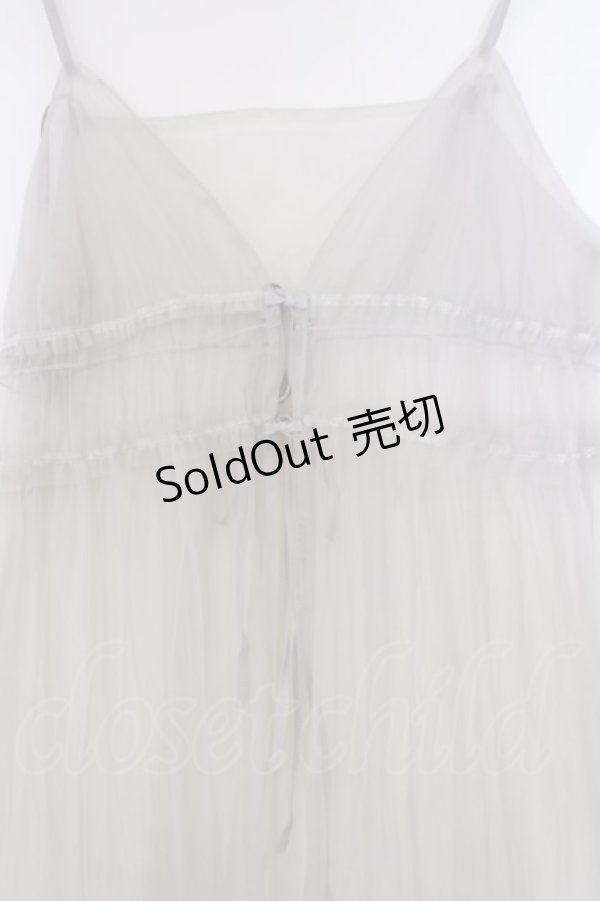 画像2: axes femme / 前後2wayチュールキャミ  ベージュ O-26-02-04-1108-AX-OP-IG-OS (2)