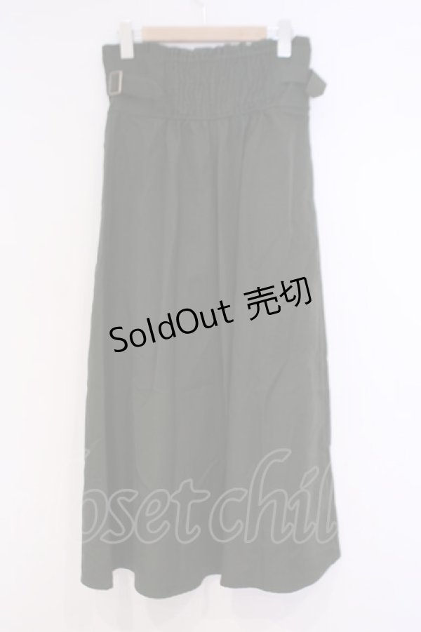 画像3: axes femme / センタージップロングスカート  グリーン O-26-02-04-1112-AX-SK-IG-OS (3)