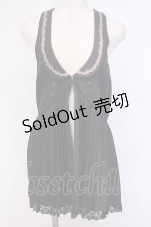 画像: axes femme / ホルターロングベスト  クロ O-26-02-04-1002-AX-TO-IG-OS