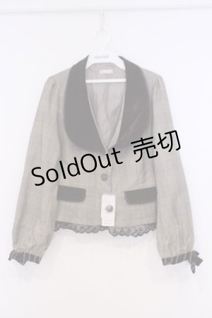 画像: axes femme POETIQUE / ボリューム袖ジャケット M ブラウン系 O-26-02-04-1017-AX-JA-IG-OS