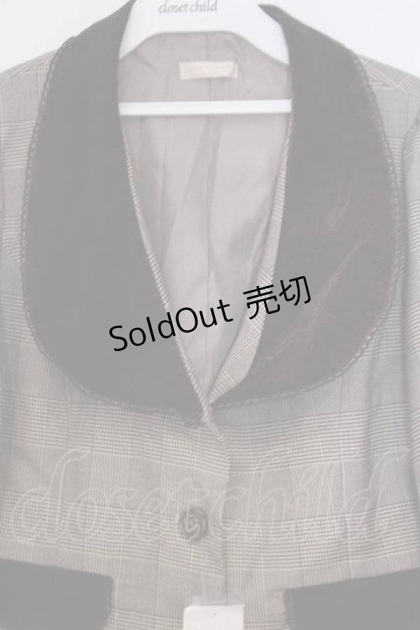 画像2: axes femme POETIQUE / ボリューム袖ジャケット M ブラウン系 O-26-02-04-1017-AX-JA-IG-OS (2)