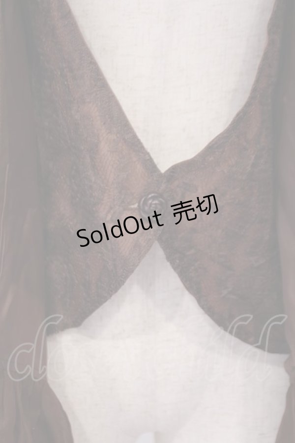 画像2: axes femme / トロンプルイユベスト  ブラウン O-26-02-04-1003-AX-TO-IG-OS (2)