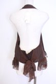 画像3: axes femme / トロンプルイユベスト  ブラウン O-26-02-04-1003-AX-TO-IG-OS (3)