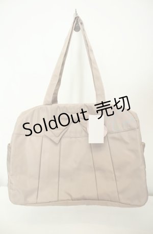 画像: m petit by misako / AMリボンヅカイボストンバッグ  ベージュ O-26-02-04-2004-LO-BG-IG-OS