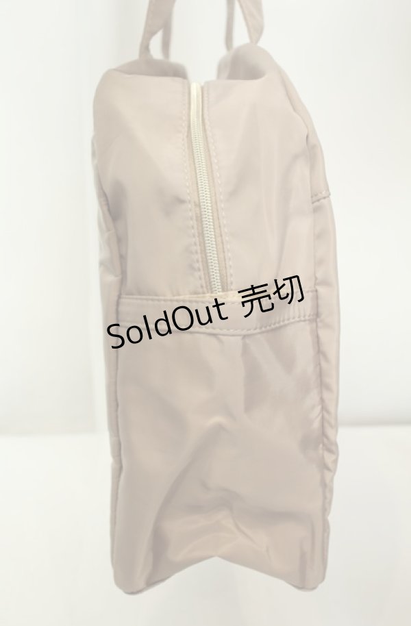 画像2: m petit by misako / AMリボンヅカイボストンバッグ  ベージュ O-26-02-04-2004-LO-BG-IG-OS (2)