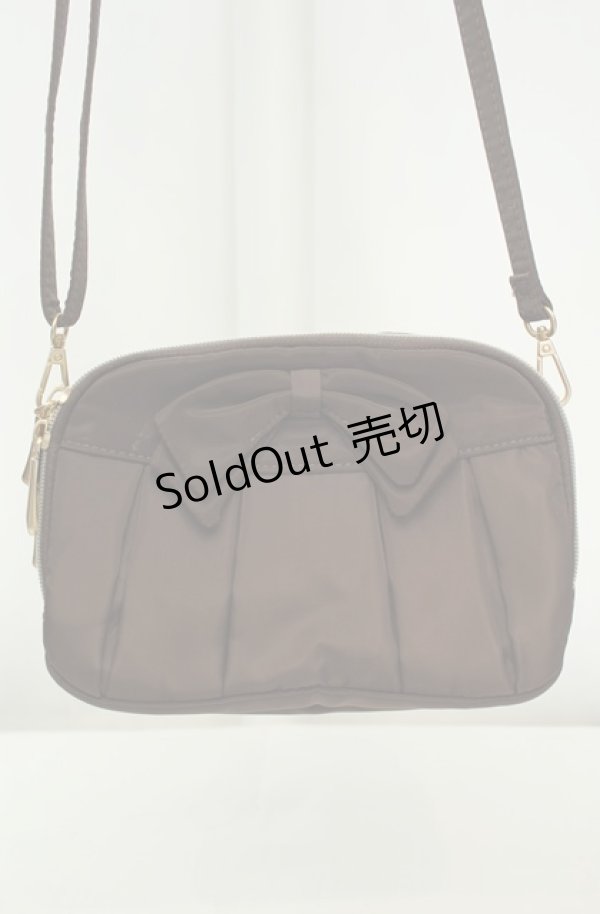 画像1: m petit by misako / AMリボンショルダーウォレットSLD  ブラウン O-26-02-04-2008-LO-BG-IG-OS (1)