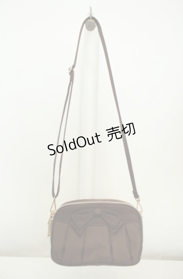 画像2: m petit by misako / AMリボンショルダーウォレットSLD  ブラウン O-26-02-04-2008-LO-BG-IG-OS (2)