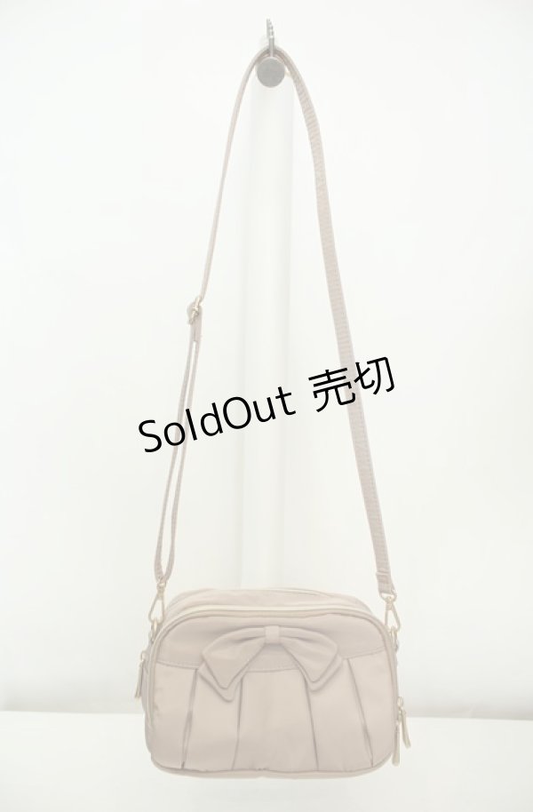 画像2: m petit by misako / AMリボンショルダーウォレットSLD  ブラウン O-26-02-04-2009-LO-BG-IG-OS (2)