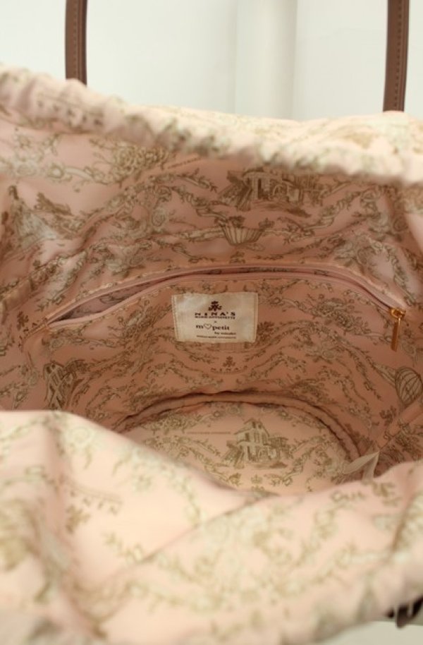 画像4: m petit by misako / AM*NIリボンFバッグ  ピンク O-26-02-04-2010-LO-BG-IG-OS (4)