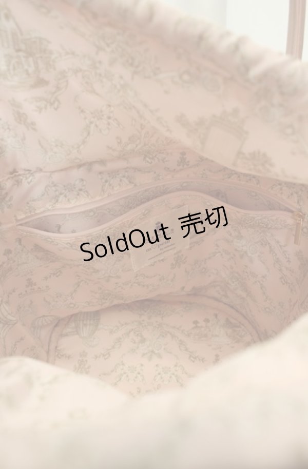 画像4: m petit by misako / AM*NIリボンFバッグ  オフ×ピンク O-26-02-04-2012-LO-BG-IG-OS (4)