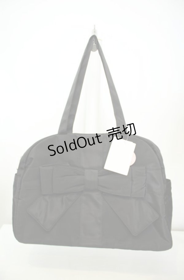 画像1: m petit by misako / ボストンバッグ  クロ O-26-02-04-2014-LO-BG-IG-OS (1)