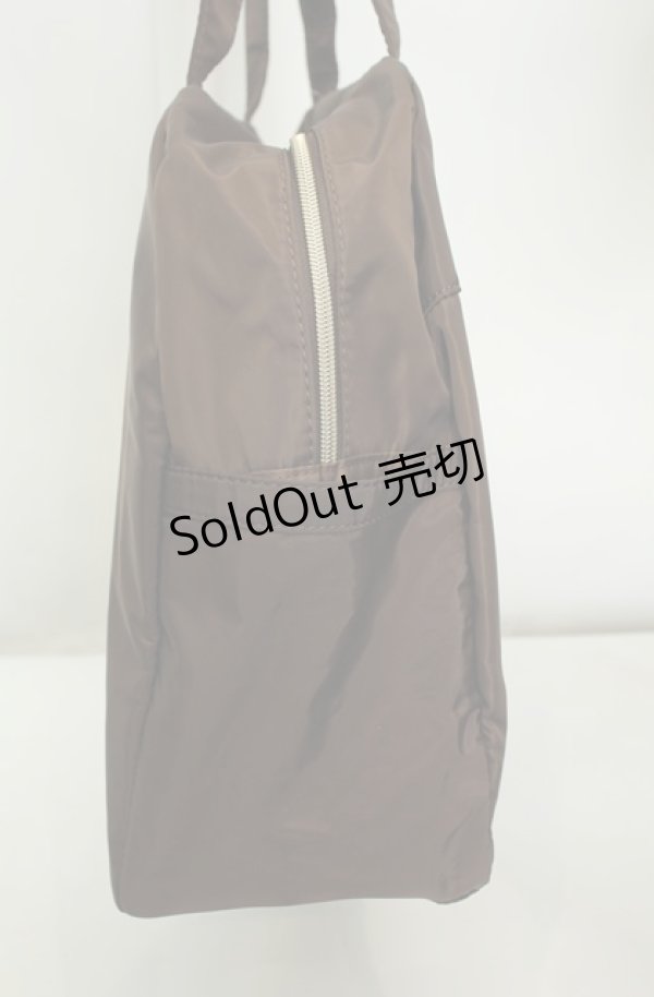 画像2: m petit by misako / AMリボンヅカイボストンバッグ  ブラウン O-26-02-04-2003-LO-BG-IG-OS (2)