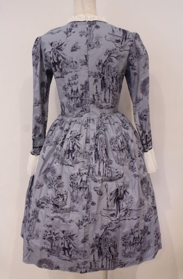 画像3: MILK / トワル・ド・ジュイドレス  ブルー O-26-02-04-012-ML-OP-OW-OS (3)