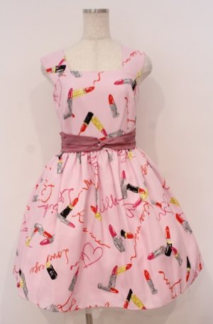 画像: MILK / ラブ・ルージュドレス  ベビーピンクベース O-26-02-04-015-ML-OP-OW-OS