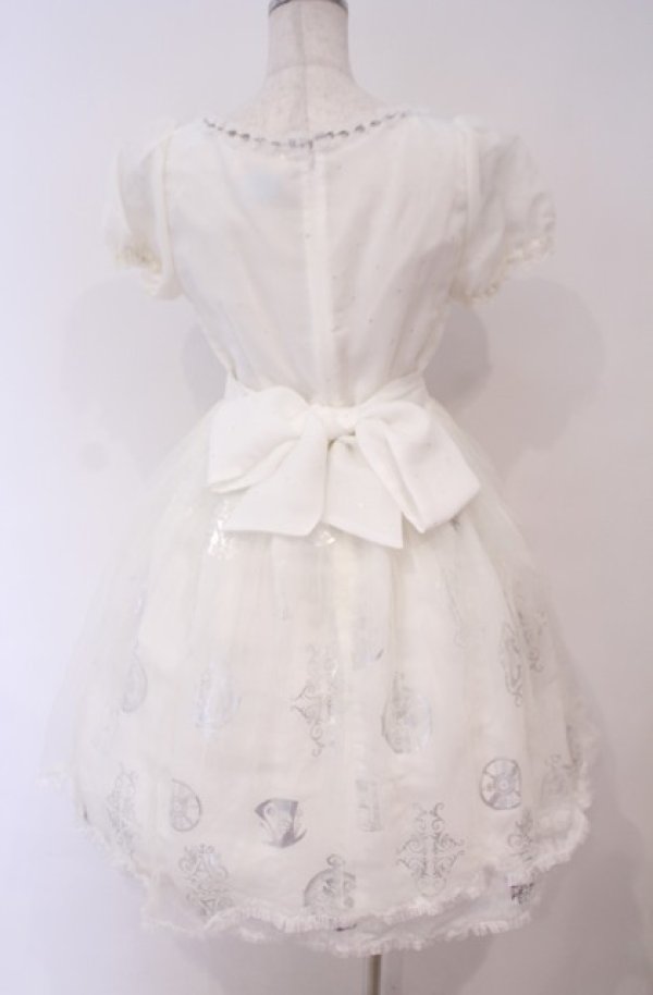 画像6: Secret Honey / White dress one piece（Alice Through the Looking Glass ver.）ワンピース 2 シロ O-26-02-04-017-CA-OP-OW-OS (6)