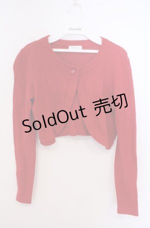 画像: MILK / チューリーボレロ  アカ O-26-02-04-023-ML-TO-OW-OS