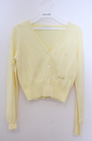 画像: MILK / フローラルカーデ  イエロー O-26-02-04-028-ML-TO-OW-OS