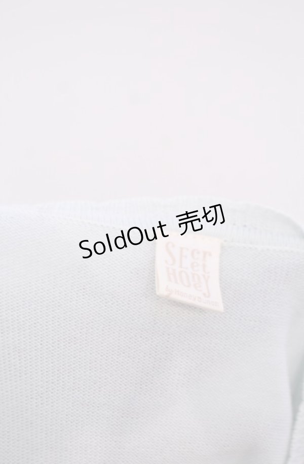 画像3: Secret Honey / 3D花＆蝶カーディガン  サックス O-26-02-04-029-CA-TO-OW-OS (3)