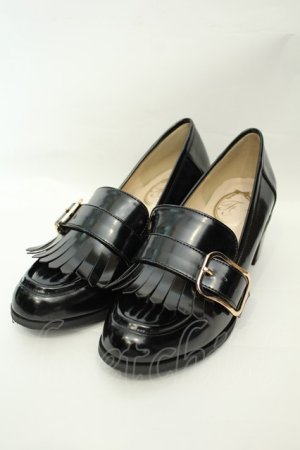 画像: F i.n.t / バックル使いローファー M クロ O-26-02-05-049-0-SH-IG-OS