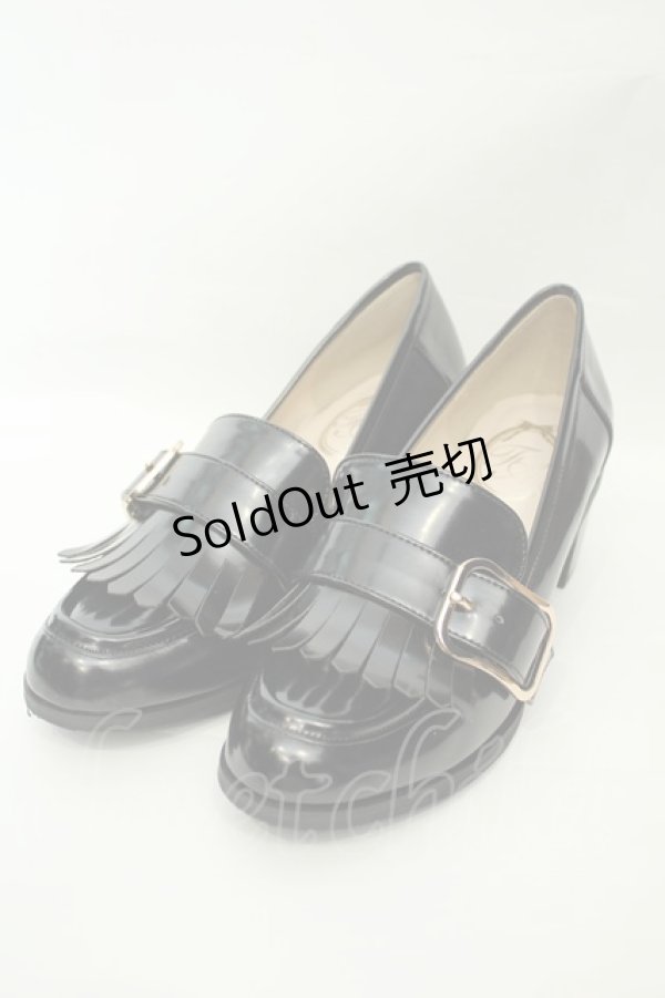 画像1: F i.n.t / バックル使いローファー M クロ O-26-02-05-049-0-SH-IG-OS (1)