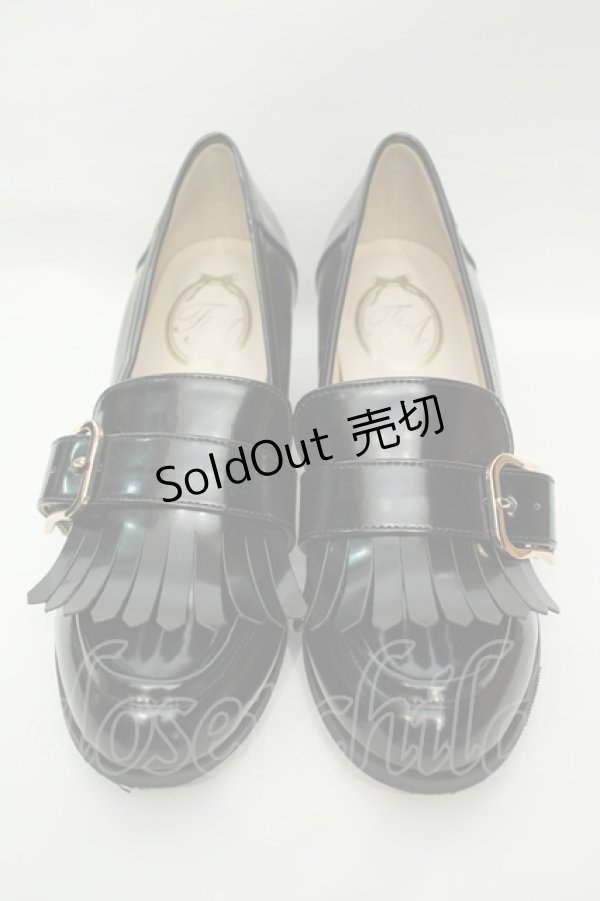 画像2: F i.n.t / バックル使いローファー M クロ O-26-02-05-049-0-SH-IG-OS (2)