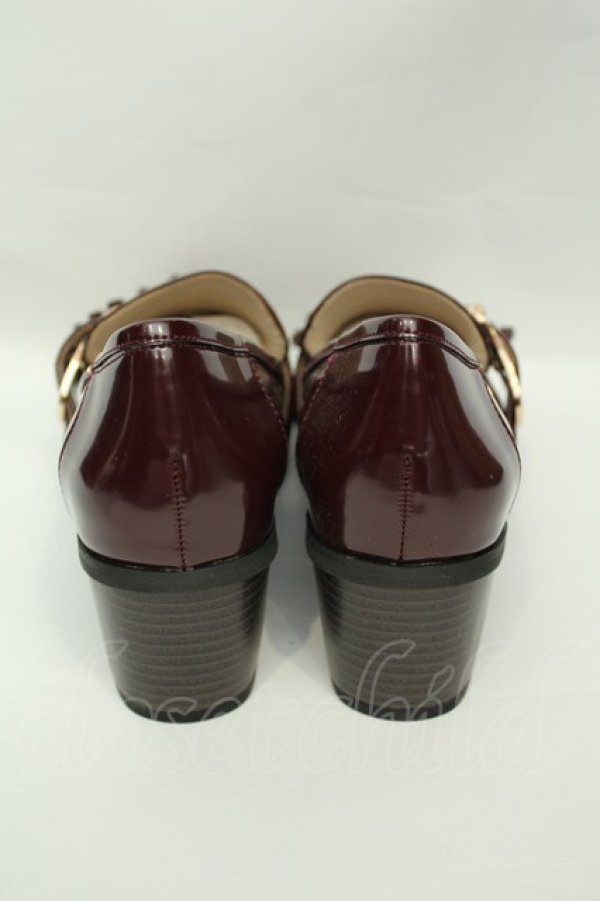 画像4: F i.n.t / バックル使いローファー M ワイン O-26-02-05-050-0-SH-IG-OS (4)