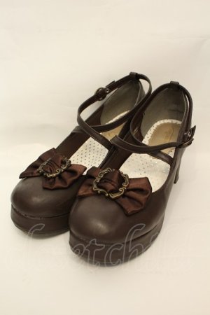 画像: Queen Bee / クラシカルフレームパンプス L ブラウン O-26-02-05-052-EL-SH-YM-OS