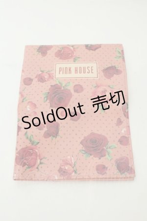 画像: PINK HOUSE / ブックカバー  ピンク O-26-02-05-027-LO-ZA-IG-ZT0209M