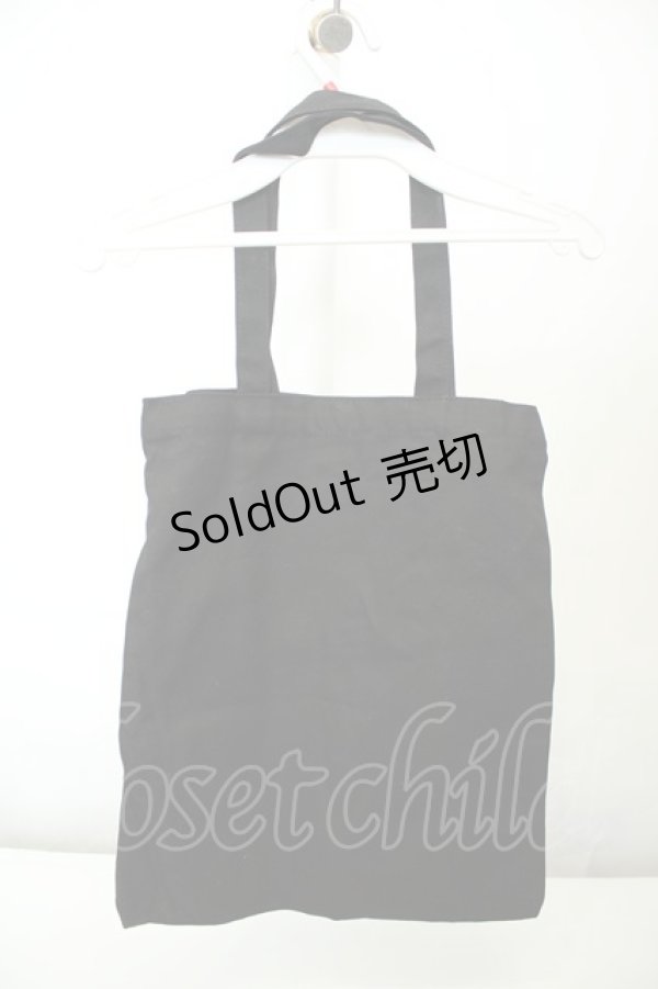 画像2: NieR Clothing / コットントートバッグ  ブラック O-26-02-05-033-PU-BG-YM-OS (2)