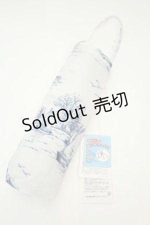 画像: an another angelus / トワル風マリン柄折りたたみ傘  オフシロ×ブルー O-26-02-05-045-CA-ZA-IG-ZT0209M