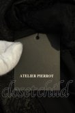 画像4: ATELIER PIERROT / Mystique Jacquard ジャンパースカート F ブラック O-26-02-06-043-EL-OP-YM-OS (4)