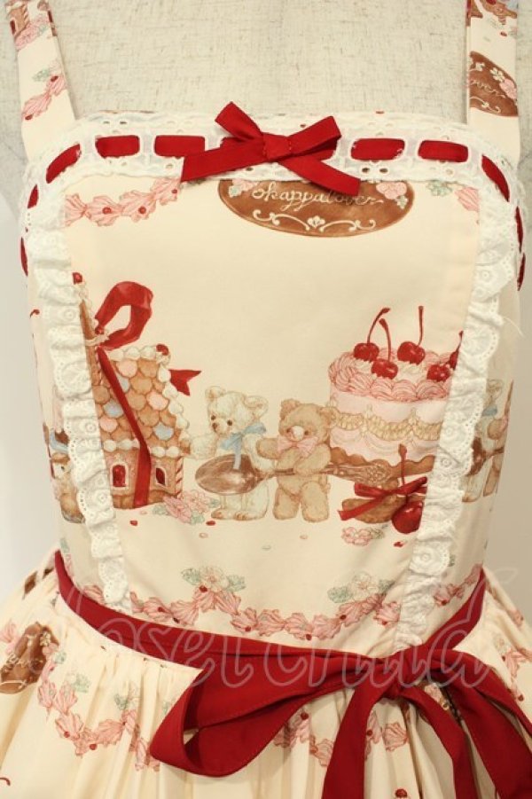 画像2: axes femme kawaii / お菓子の家柄ジャンスカ  アイボリー O-26-02-06-046-AX-OP-IG-OS (2)