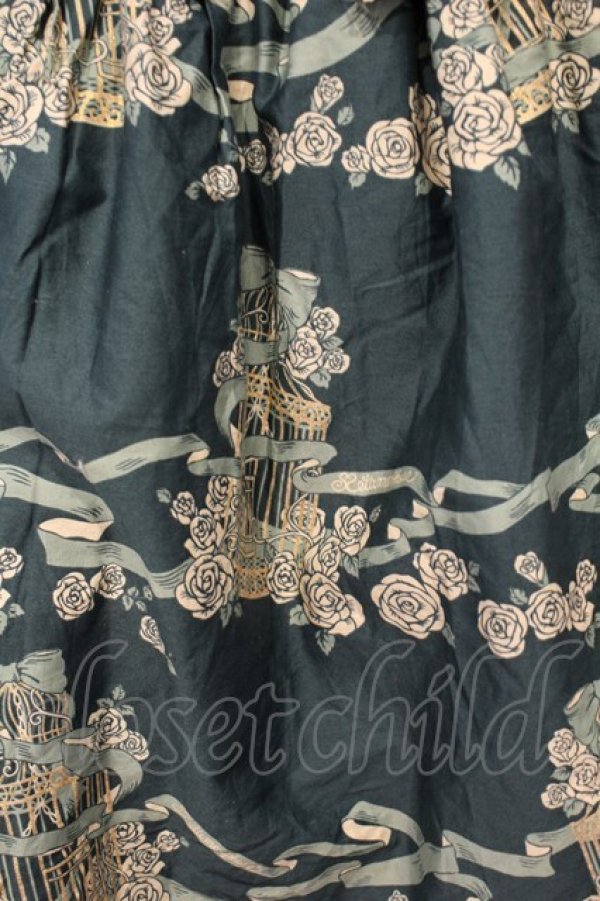 画像3: metamorphose / Rose cageバッスルジャンパースカート  グリーン O-26-02-06-051-ME-OP-OW-OS (3)