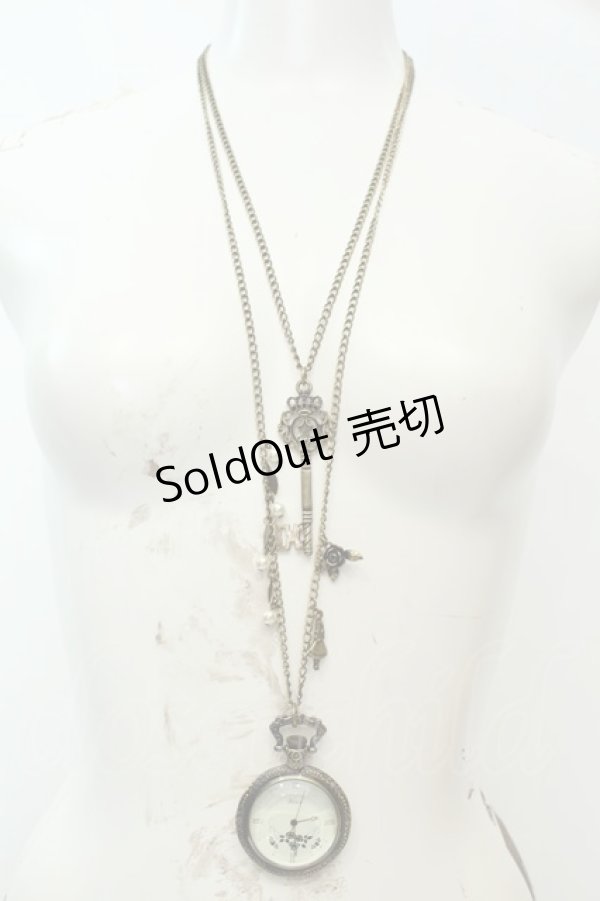 画像3: axes femme / アリス懐中時計ネックレス  ゴールド O-26-02-06-1058-AX-AC-OW-OS (3)