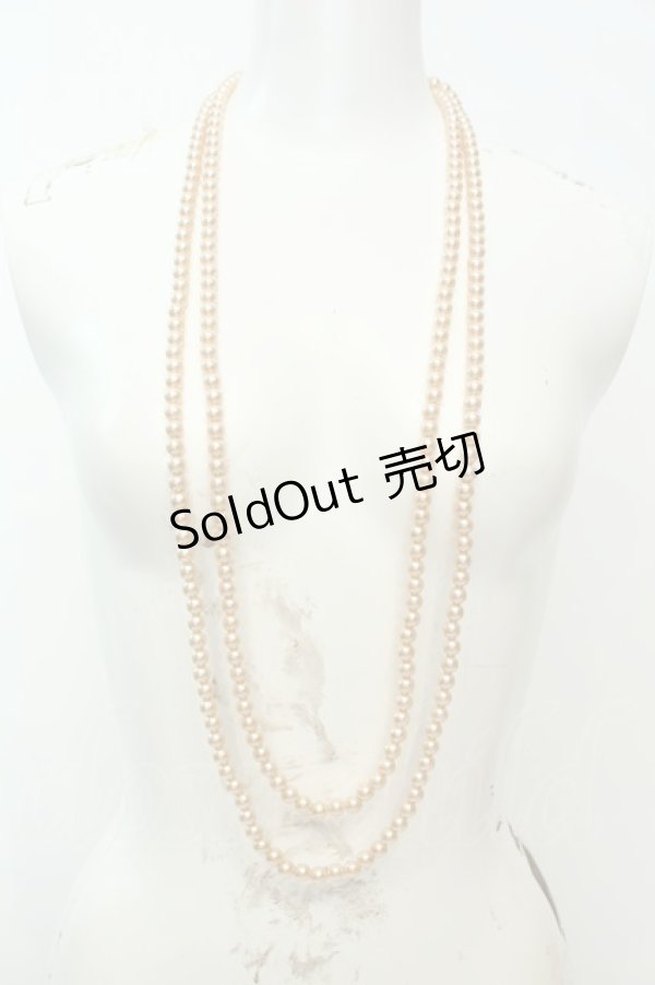 画像1: axes femme / パールネックレス  ピンク O-26-02-06-1007-AX-AC-OW-OS (1)