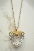 画像1: axes femme / クリア苺ネックレス  ゴールド O-26-02-06-1068-AX-AC-OW-OS (1)