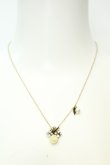 画像2: axes femme / プチローズモチーフネックレス  ゴールド O-26-02-06-1070-AX-AC-OW-OS (2)