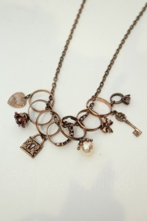 画像: axes femme / アンティークモチーフリングネックレス  ゴールド O-26-02-06-1074-AX-AC-OW-OS