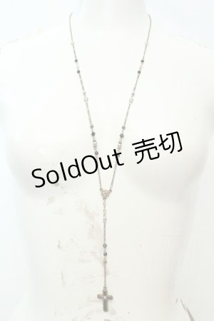 画像: axes femme / ビーズ使いロザリオネックレス  ゴールド O-26-02-06-1079-AX-AC-OW-ZT575-F004