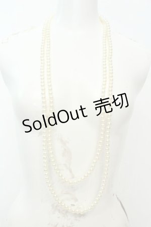画像: axes femme / パールネックレス  シロ O-26-02-06-1009-AX-AC-OW-OS