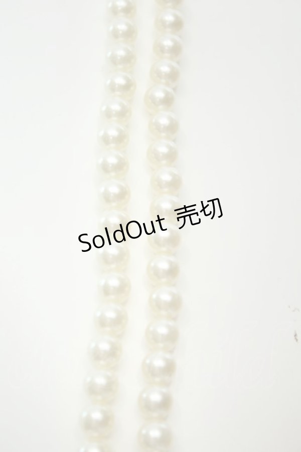 画像2: axes femme / パールネックレス  シロ O-26-02-06-1009-AX-AC-OW-OS (2)