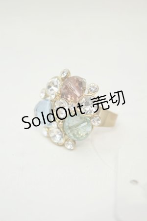 画像: axes femme / パールビジューリング  ゴールド O-26-02-06-1100-AX-AC-OW-OS