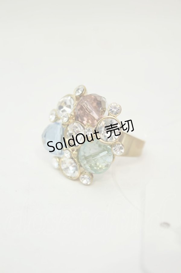 画像1: axes femme / パールビジューリング  ゴールド O-26-02-06-1100-AX-AC-OW-OS (1)