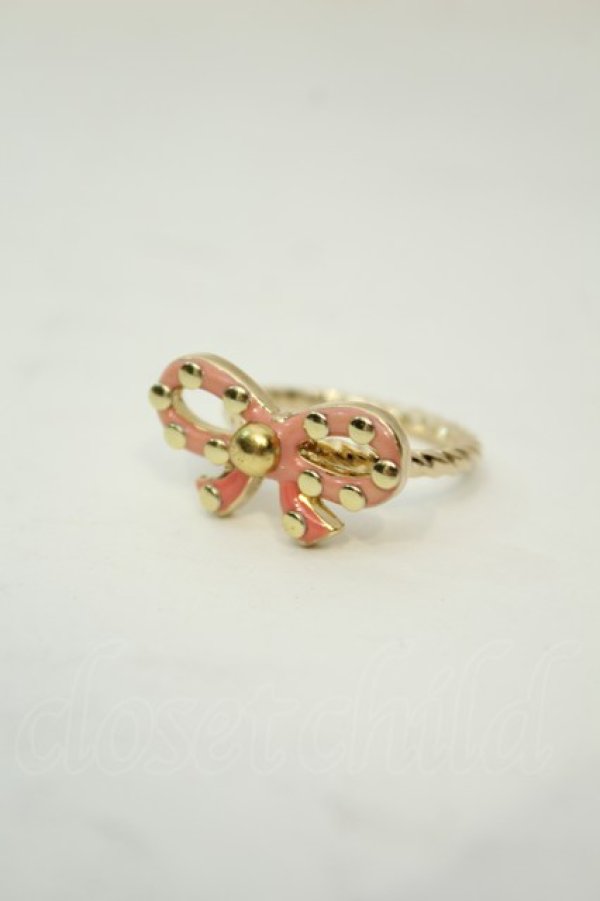 画像1: axes femme / リボンリング 10号 ゴールド O-26-02-06-1101-AX-AC-OW-OS (1)