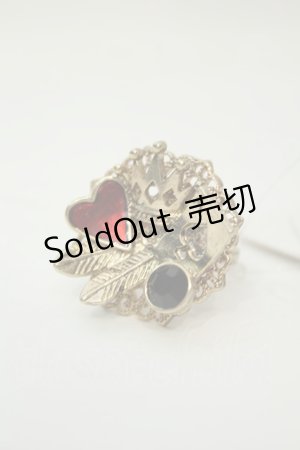 画像: axes femme / トランプモチーフリング  ゴールド O-26-02-06-1104-AX-AC-OW-OS