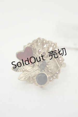 画像: axes femme / トランプモチーフリング  ゴールド O-26-02-06-1106-AX-AC-OW-OS