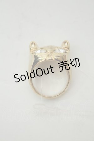 画像: axes femme / ねこリング 9号 ゴールド O-26-02-06-1109-AX-AC-OW-OS